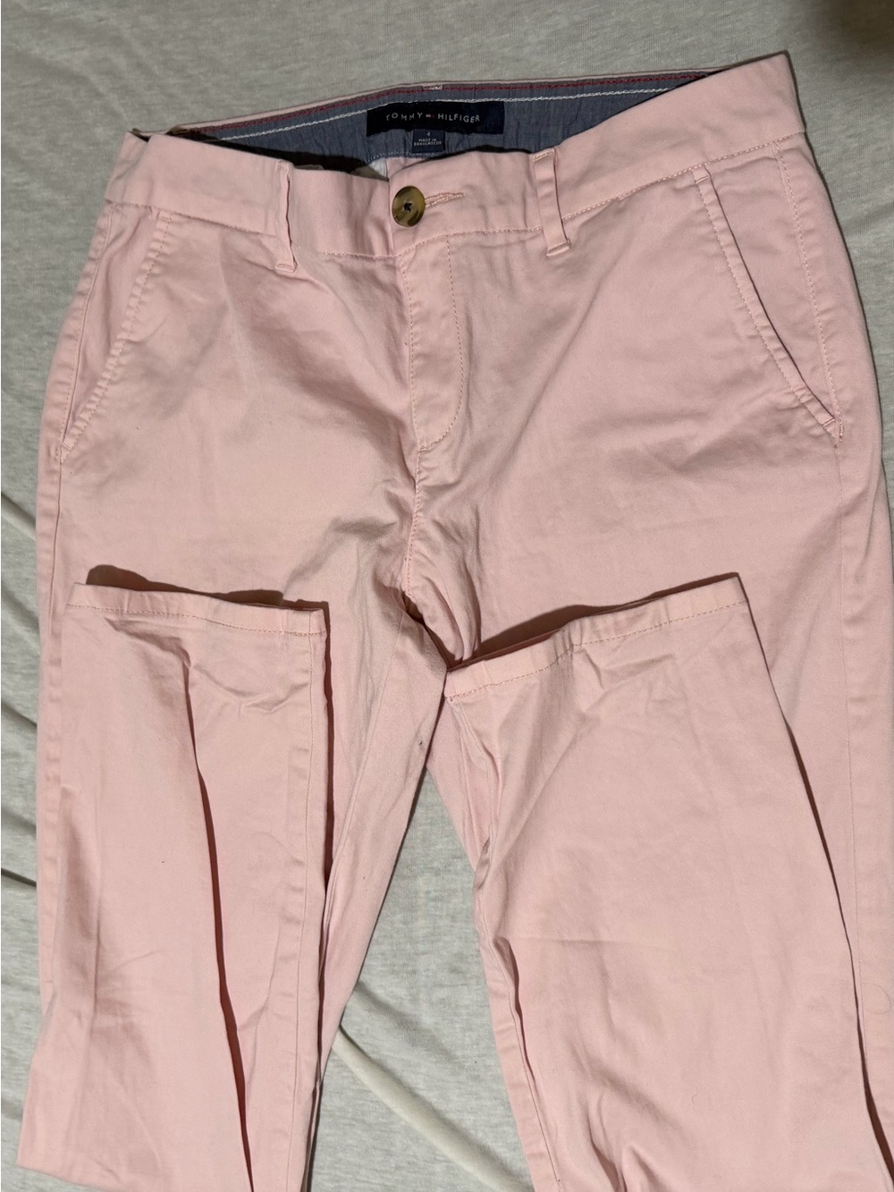 Tommy Hilfiger Women's Pink Chino Jeans